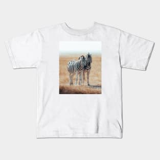 African Zebras Kids T-Shirt